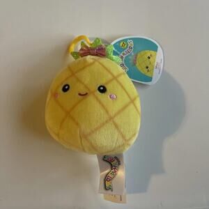 New with Tag, Squishmallows MAUI The Pineapple 3.5" Clip-On